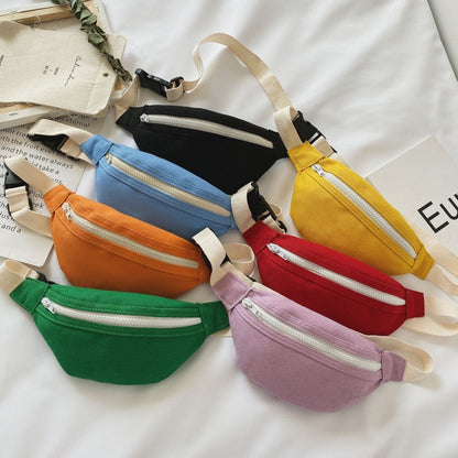 Children's Mini Bag New Cute Baby Waist Bag Kids Girl Boy Red Fanny Pack Toddler Waist Packs Belt Bag