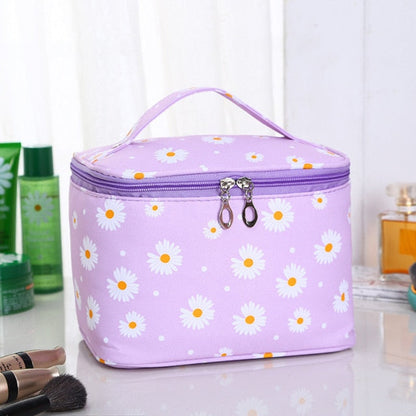 Cyflymder Polyester Multifunction Women Cosmetic Bag Travel Toiletries Storage Organize HandBag Waterproof Female Brush MakeUp Case