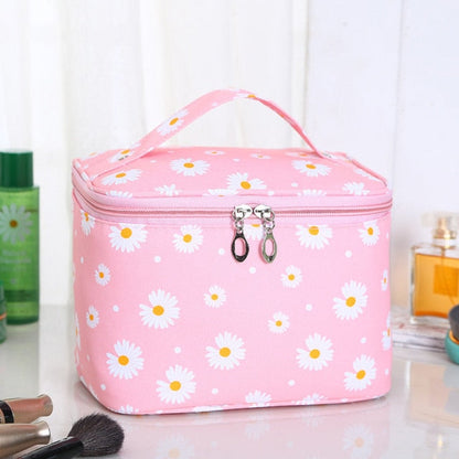 Cyflymder Polyester Multifunction Women Cosmetic Bag Travel Toiletries Storage Organize HandBag Waterproof Female Brush MakeUp Case