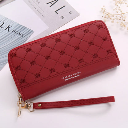 Realaiot Fashion Wallets Zipper Coin Purse Lady Long Short Purses Handbags Women Clutch Cards Holder PU Leather Moneybag Billfold Wallet