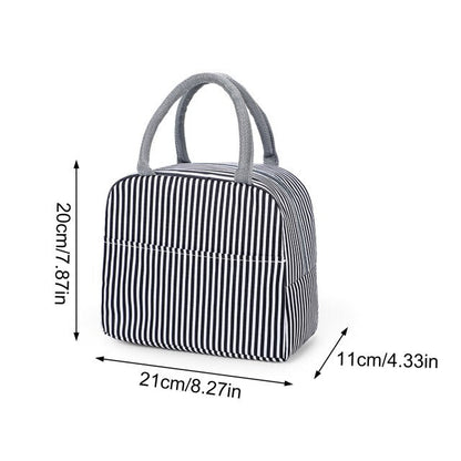 Cyflymder Portable Insulated Bag Waterproof Insulation Lunch Bag Lunch Box Bag Thermal Cooler Bags Food Picnic Kids Lunch Box Bag Tote