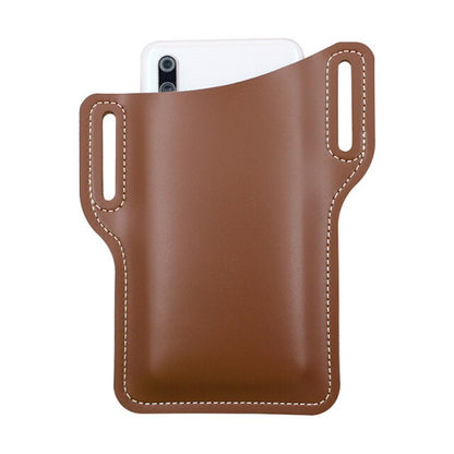 Cyflymder New Hot Sale 1pc PU Waist Bag Cellphone Loop Holster Case Belt Waist Bag Props Leather Purse  For Phone Wallet