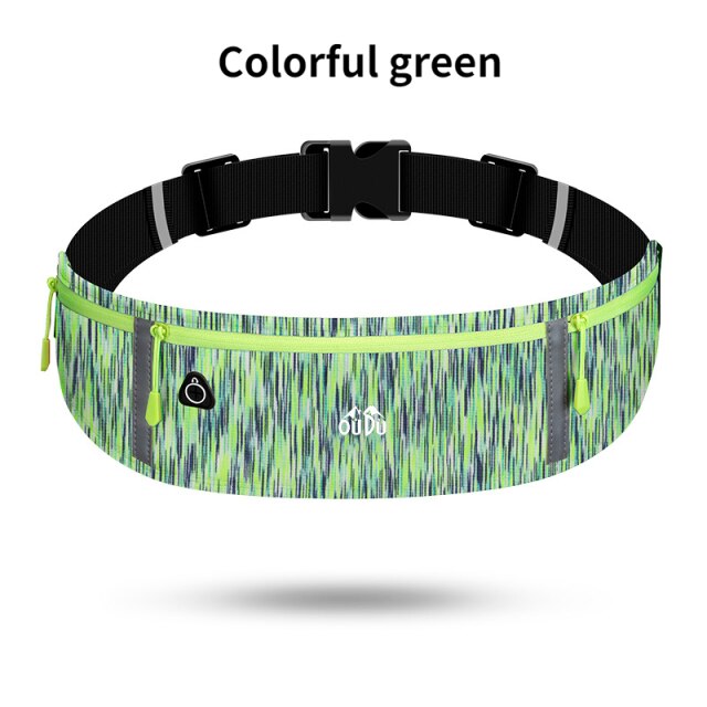 Colorful Waist bag Waterproof Waist Bum Bag Running Jogging Belt Pouch Zip Fanny Pack Sport Runner crossbody bags for women