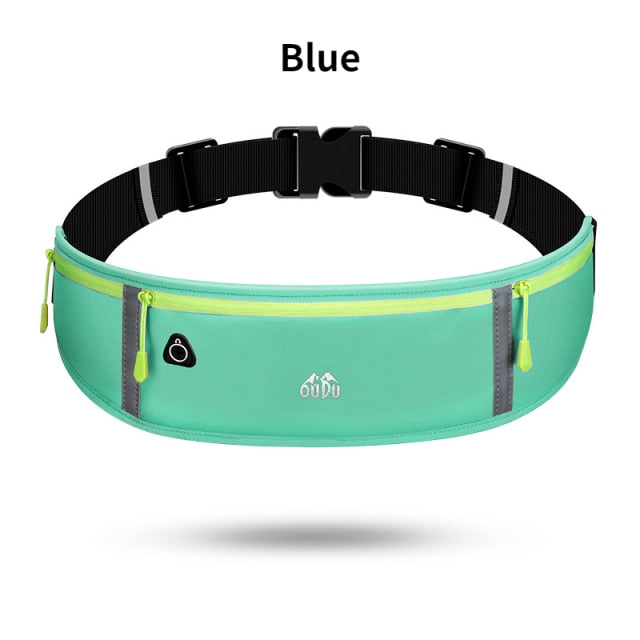 Colorful Waist bag Waterproof Waist Bum Bag Running Jogging Belt Pouch Zip Fanny Pack Sport Runner crossbody bags for women