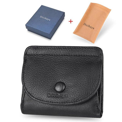 Realaiot Women's Wallet Small and Slim Leather Purse Women Wallets Cards Holders Short Women Coin Purse Small Ladies Wallet