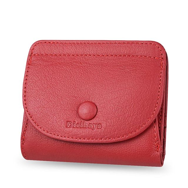 Realaiot Women's Wallet Small and Slim Leather Purse Women Wallets Cards Holders Short Women Coin Purse Small Ladies Wallet