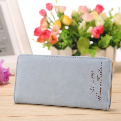 Realaiot Women's Wallet Minimalist Thin Pu Leather Letter Fashion Wallet Female Multi-card Clutch Practical Coin Purse Card Bag Money