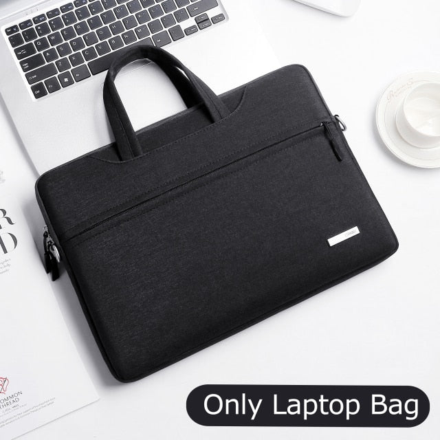 Realaiot Laptop Bag Sleeve Case 12 13.3 15.6 14 inch Shoulder Notebook bag For Macbook Air Pro M1 Lenovo Dell Huawei handbag Briefcase