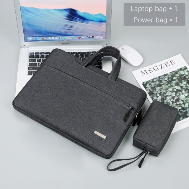 Realaiot Laptop Bag Sleeve Case 12 13.3 15.6 14 inch Shoulder Notebook bag For Macbook Air Pro M1 Lenovo Dell Huawei handbag Briefcase