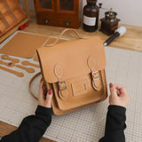 Cyflymder Retro Handmade Backpack Messenger Bag Hand Stitching Sew DIY Material Cambridge Woven Bag Large Capacity New