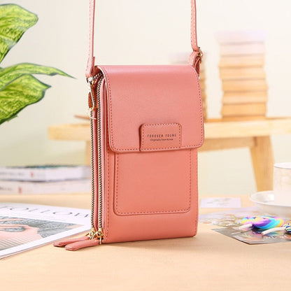 Realaiot Women Bags Soft Leather Wallets Touch Screen Cell Phone Purse Crossbody Shoulder Strap Handbag for Female Cheap Women's Bags