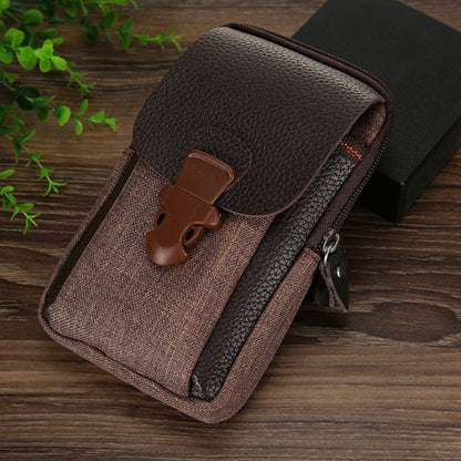 Realaiot Fashion Men Multi-function PU Leather Fanny Waist Bag Casual Mobile Phone Purse Pocket Male Outdoor Travel Sports Belt Bum Pouch