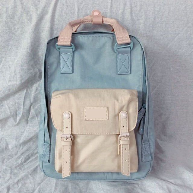 Realaiot Fashion Women Backpack 14 Inch Laptop Waterproof Rucksack High Quality School Bags for Teen Girls Travel Bagpack Mochilas