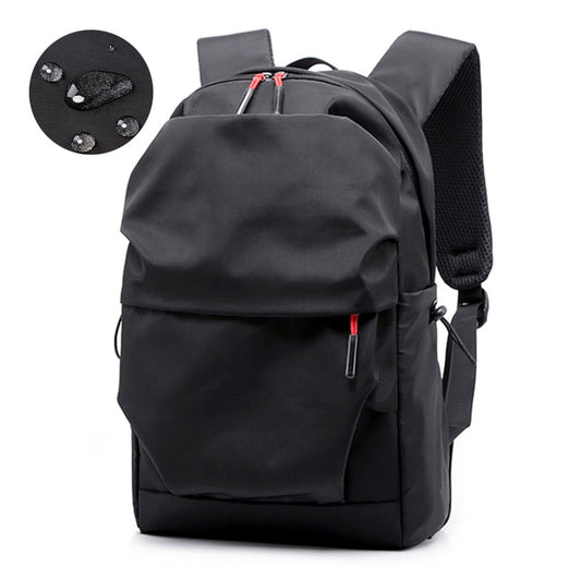 Cyflymder Multifunction Waterproof Backpack Men Luxury Student School Bags Notebook Backpacks Casual Pleated 15.6 Inch Laptop Bag For Men