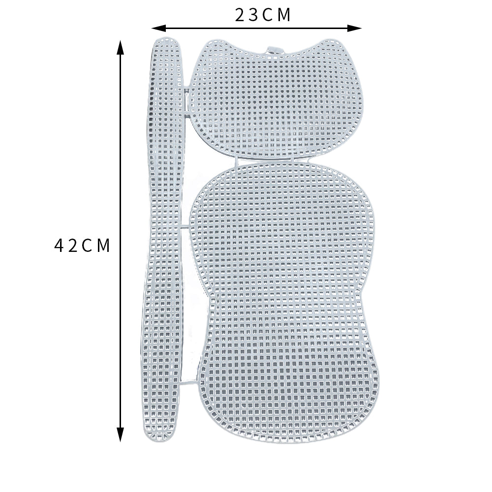 Realaiot Horseshoe Bag Mesh Knitting Lining Weaving Plastic Mesh Sheet Accessories Velvet DIY Hok Bag Trim Tools Easy Knit Helper