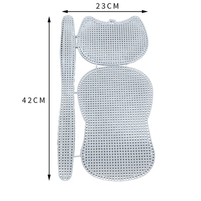 Realaiot Horseshoe Bag Mesh Knitting Lining Weaving Plastic Mesh Sheet Accessories Velvet DIY Hok Bag Trim Tools Easy Knit Helper