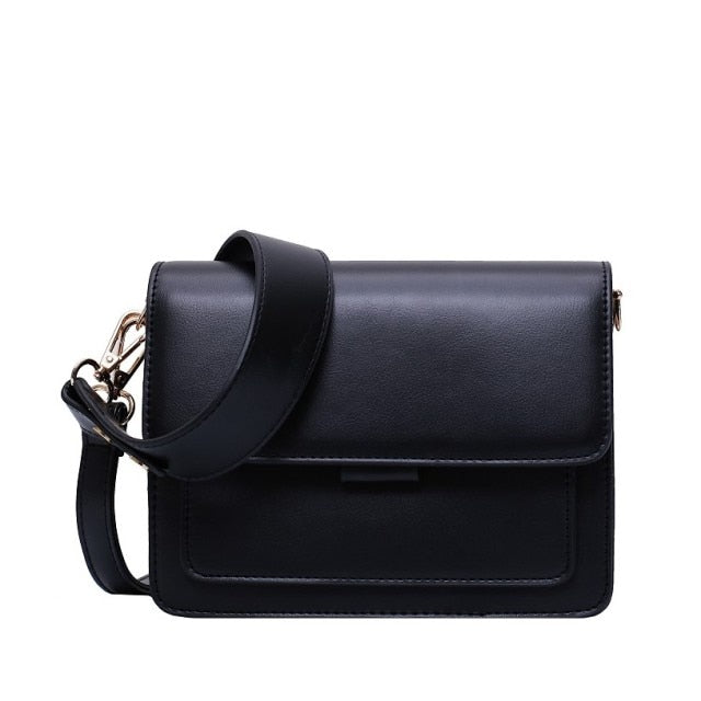 Cyflymder New Mini Lightweight PU Leather Flap Bags For Women Summer Lady Shoulder Handbag Simple Female Daily Flap Crossbody Bag