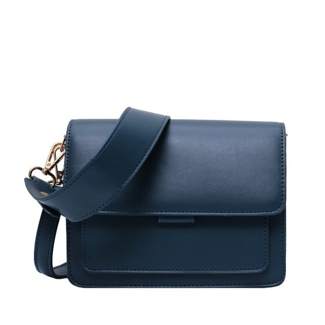 Cyflymder New Mini Lightweight PU Leather Flap Bags For Women Summer Lady Shoulder Handbag Simple Female Daily Flap Crossbody Bag