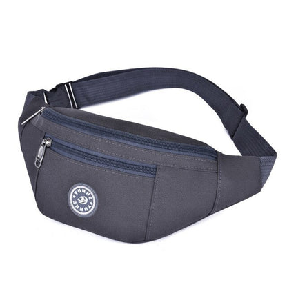 Realaiot Fashion Men Women Waist Bag Casual Fanny Pack Purse Large Phone Belt Bag Pouch Canvas Outdoor Travel Phone Bag Banana Hip Bags