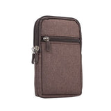 Realaiot Cowboy Cloth Phone Pouch Belt Clip Bag for Phone Case with Pen Holder Waist Bag Outdoor Sport Phone Cover