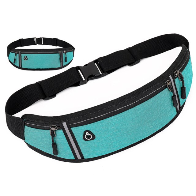 Buylor Running Waist Bag Sports Belt Pouch Mobile Phone Case Men Women Hidden Pouch Gym Sport Bags  Belt Waist Pack