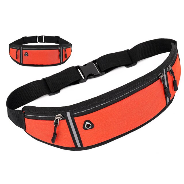 Buylor Running Waist Bag Sports Belt Pouch Mobile Phone Case Men Women Hidden Pouch Gym Sport Bags  Belt Waist Pack