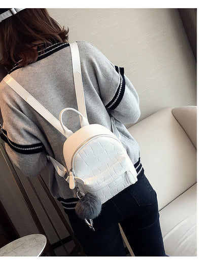 Cyflymder Mini Backpacks Women PU Leather Cute Small Backpack Female White Back Pack Black Backpacks For Teen Girls Fashion Bagpack Woman