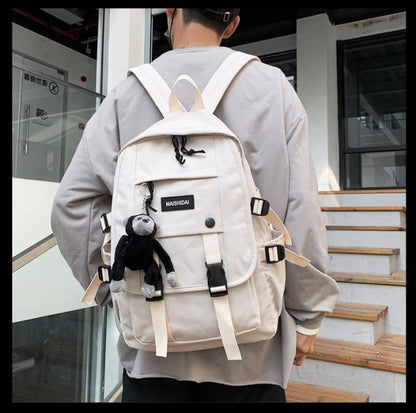 Realaiot Tooling Men Women Backpack Female Large Capacity School Backpacks for Teens Harajuku Student School Bags Fashion Korean New