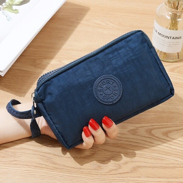 Realaiot Girls Coin Purse Wallets Pocket Women Messenger Money Bags Cards Holder Lady Purses Woman Wallet Pouch Mini Shoulder Zipper Bag