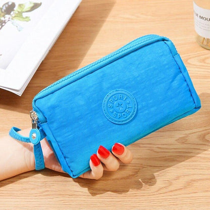 Realaiot Girls Coin Purse Wallets Pocket Women Messenger Money Bags Cards Holder Lady Purses Woman Wallet Pouch Mini Shoulder Zipper Bag